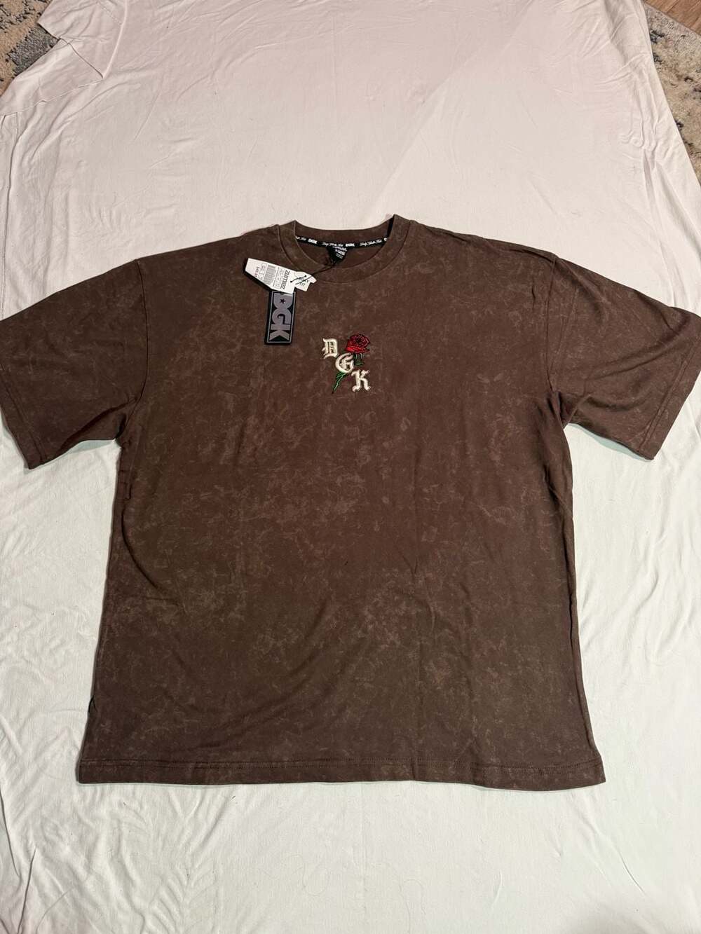 DGK Represent SST Boxy Wash Brown T-Shirt